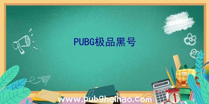 PUBG极品黑号