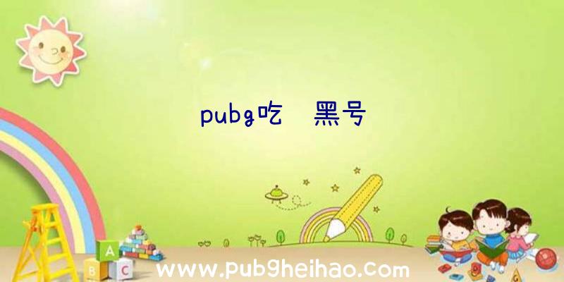 pubg吃鸡黑号