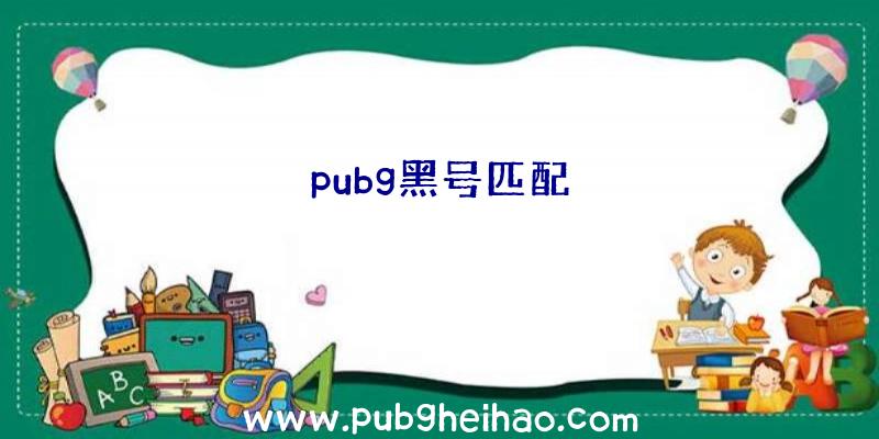 pubg黑号匹配