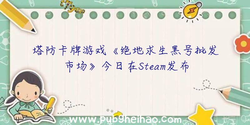 塔防卡牌游戏《绝地求生黑号批发市场》今日在Steam发布