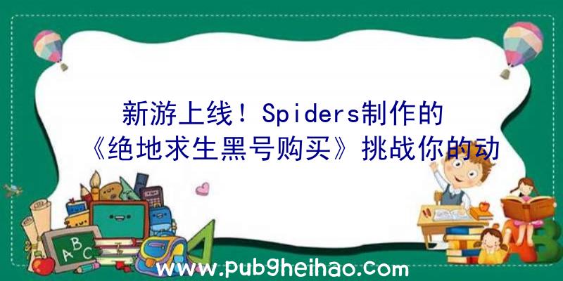 新游上线！Spiders制作的《绝地求生黑号购买》挑战你的动作技能和战略智慧