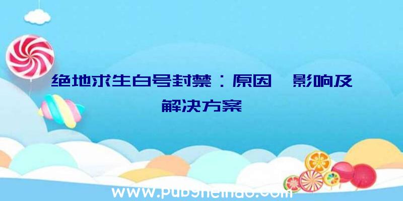 绝地求生白号封禁：原因、影响及解决方案