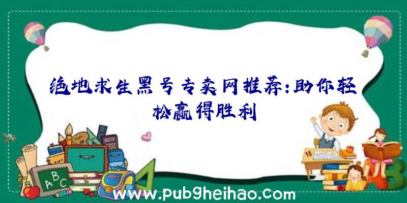 绝地求生黑号专卖网推荐:助你轻松赢得胜利